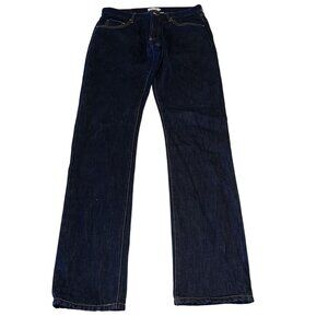 Taylor Stitch Mens Denim Straight Leg Jeans size 32 Dark Blue
